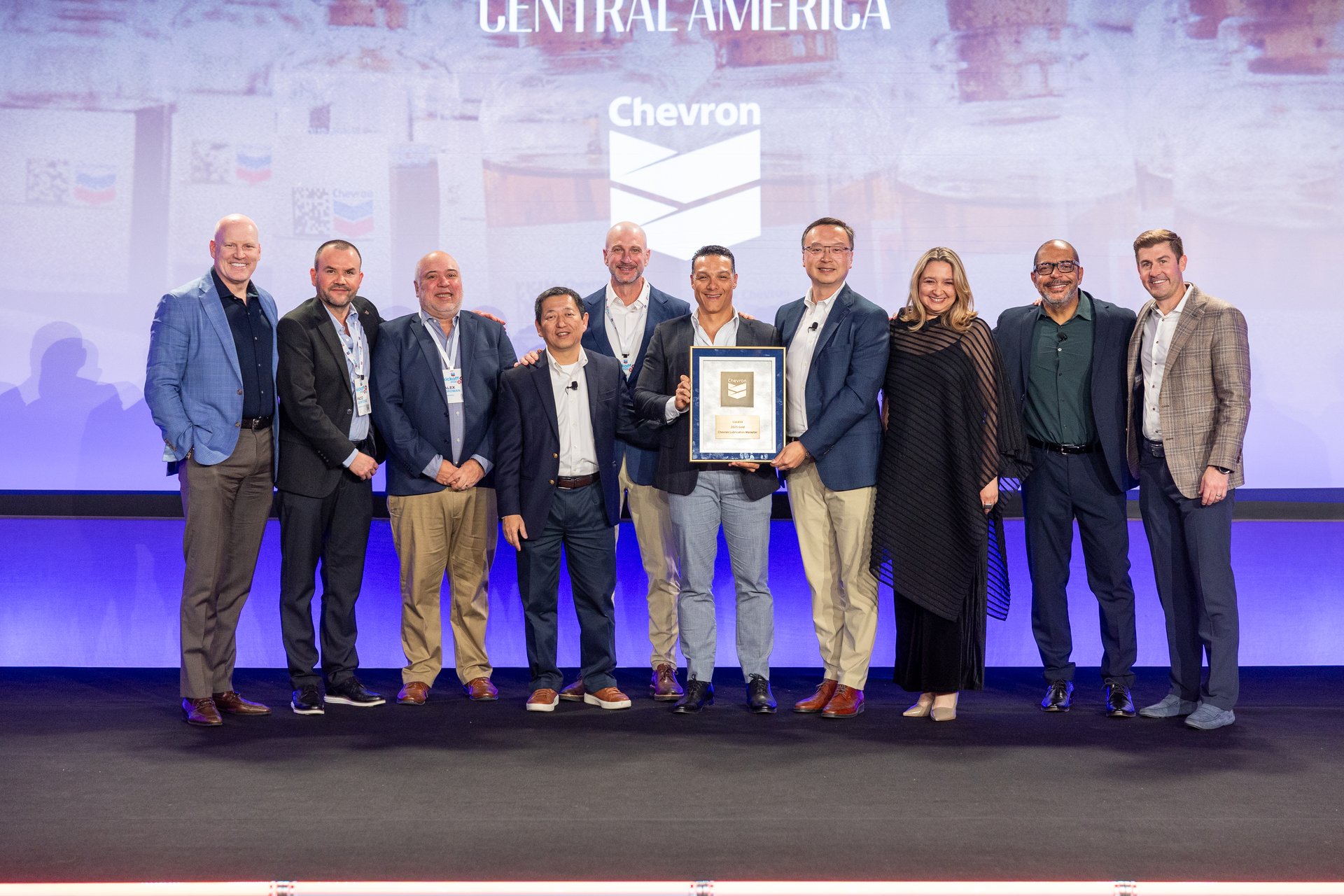 Chevron Lubrication Marketer Gold Award 2025